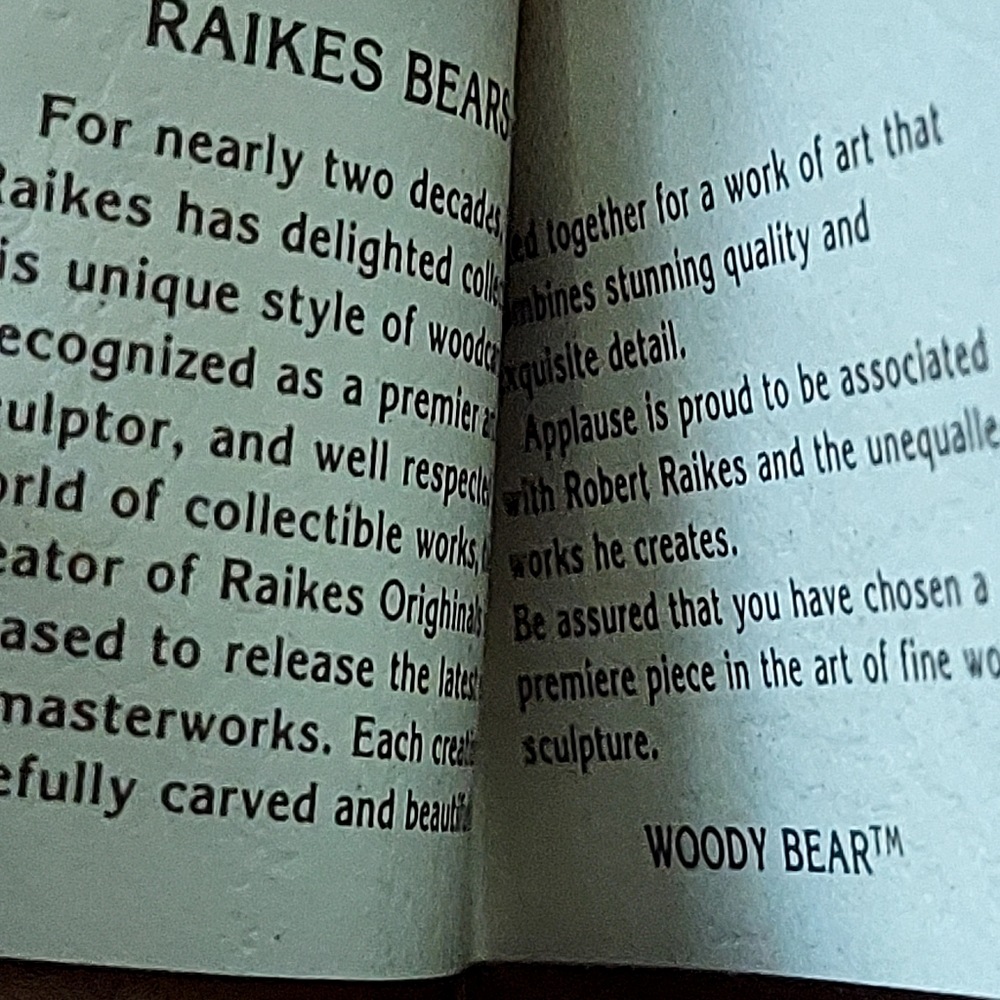 Robert Raikes "Woody Bear" - Picture 15 of 16